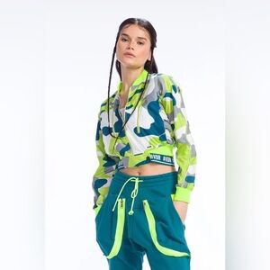 #VDR ViaDelleRose Camo Cecket Jacket, size Small